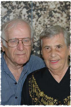 Simon and Hilda Glasberg. © Yossi Ben David – Yad Vashem